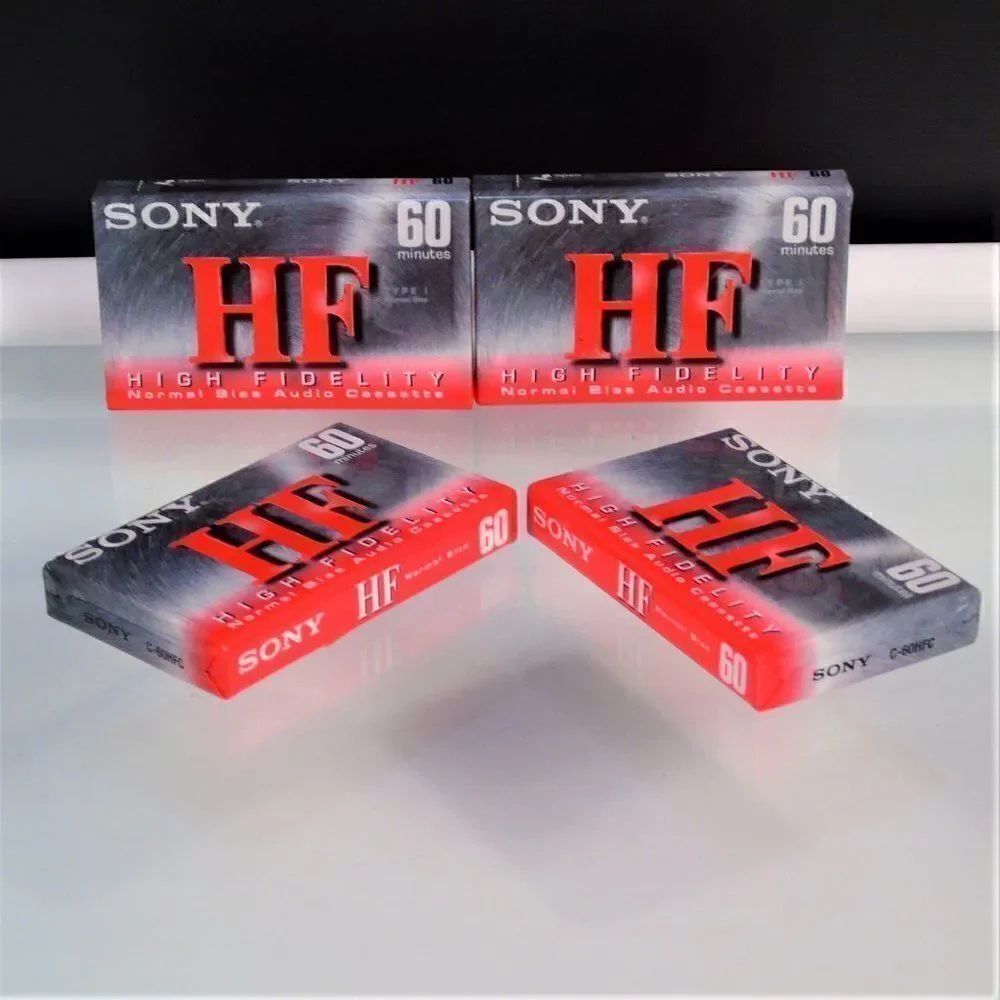 Sony Blank Cassette Tapes HF 60 Minutes